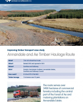 Improving Timber Transport Case Study: Annandale and Ae Timber Haulage Route